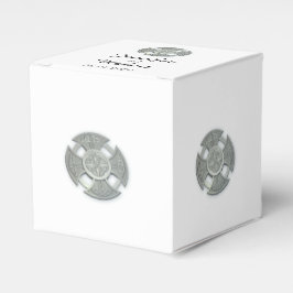 Caixa de Favor do Casamento Celta em Prata