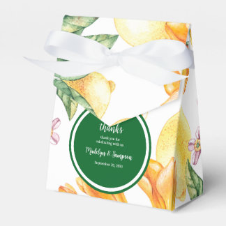 Caixa de Favor do Casamento de Lemon Italiano La D