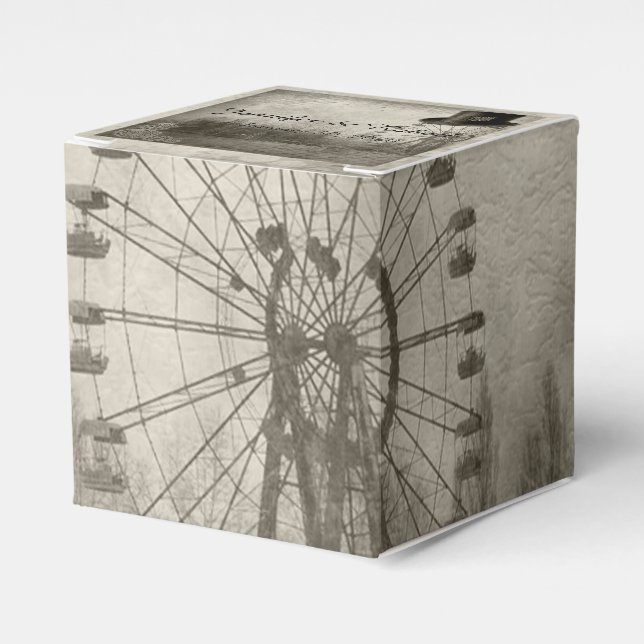 Caixa de Favor do Casamento do Chapéu do Melhor Ca (Frente)