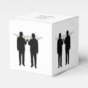 Caixa de Favor do Casamento do Rainbow Elegance Gr