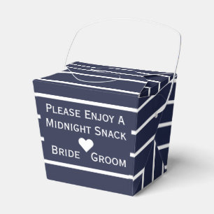 Caixa de Favor do Casamento do Snack Midnight
