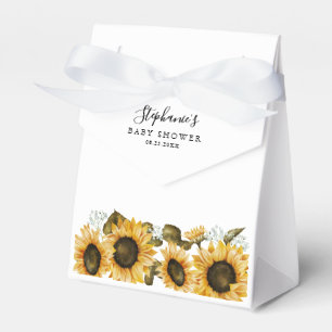 Caixa de Favor do Chá de fraldas Floral de Girasso