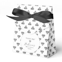 Caixa de Favor do Chá de panela de Diamante Preto