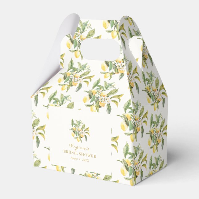 Caixa de Favor do Chá de panela Limão (Frente)