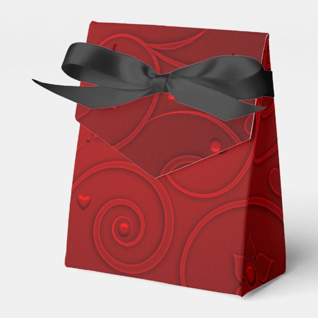 Caixa de Favor do Coração Vermelho (Frente)