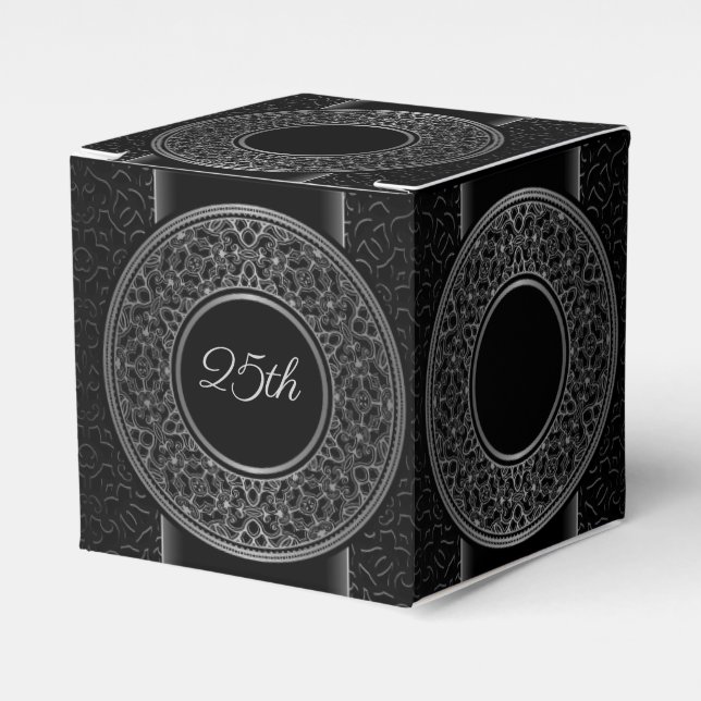 Caixa de Favor do Cubo do Silver Medallion do 25 A (Frente)