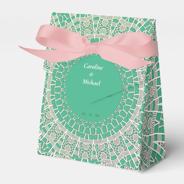 Caixa de Favor do Partido do Casamento Elegante (Frente)