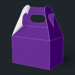 Caixa de Favor do Partido Roxo<br><div class="desc">Faça suas celebrações inesquecíveis com esta caixa de favoritos roxa e vibrante. Perfeito para casamentos, aniversários, chás de fraldas, ou qualquer ocasião especial, esta caixa combina elegância e praticidade. O design resistente garante que possa segurar doces, pequenos presentes ou favoritos para festas com segurança. Sua estrutura dobrável permite uma montagem...</div>