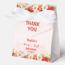 Caixa de Favor do Primeiro Aniversário Berry