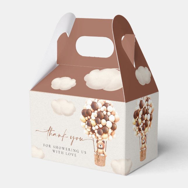 Caixa de Favor dos Balões do Urso Castanho (Frente)