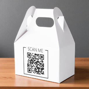 Caixa de Favor Empresarial de Código QR Minimalist