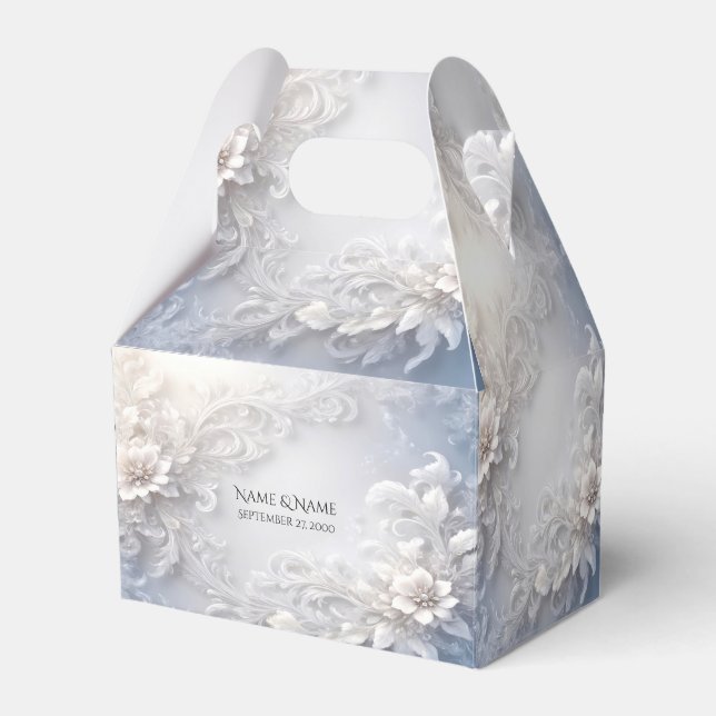 Caixa de Favor Flourish Floral Branco (Frente)