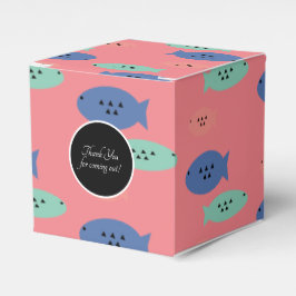 Caixa de Favor Geometrical Fish Blue