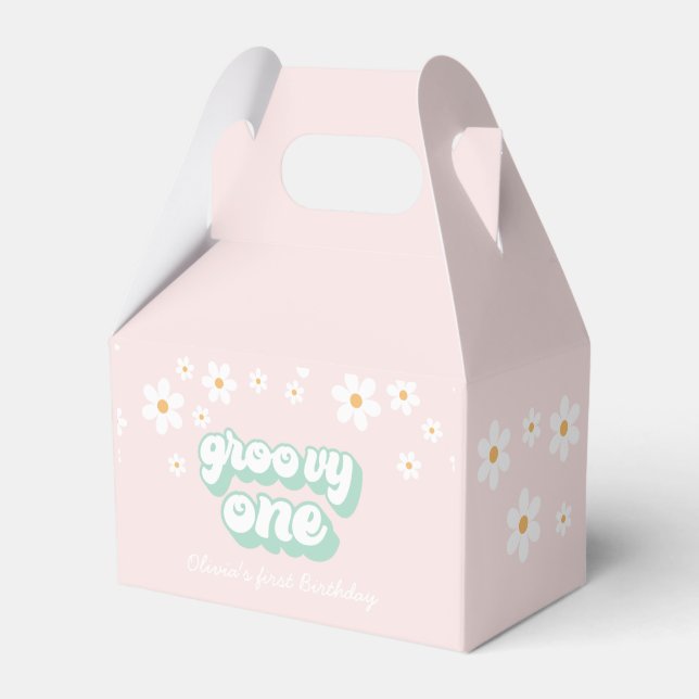 Caixa de Favor Groovy One Pink Daisy (Frente)