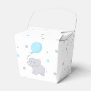 Caixa de Favor Menino Chá de Bebê Elefante