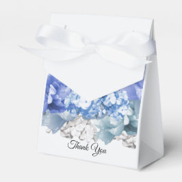 Caixa de Favor Misto Floral Azul Monocromático