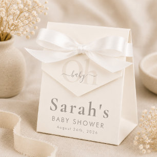 Caixa de Favor Moderno Minimalista Oh Baby Shower