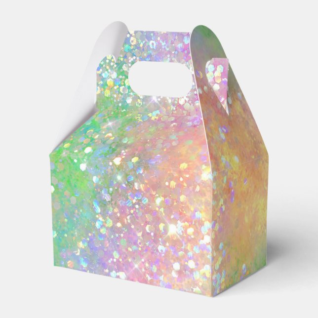 Caixa de Favor Opal Rainbow Glitter (Verso)