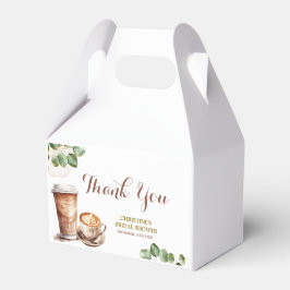 Caixa de Favor para Chá de Noiva Coffee Love is Br