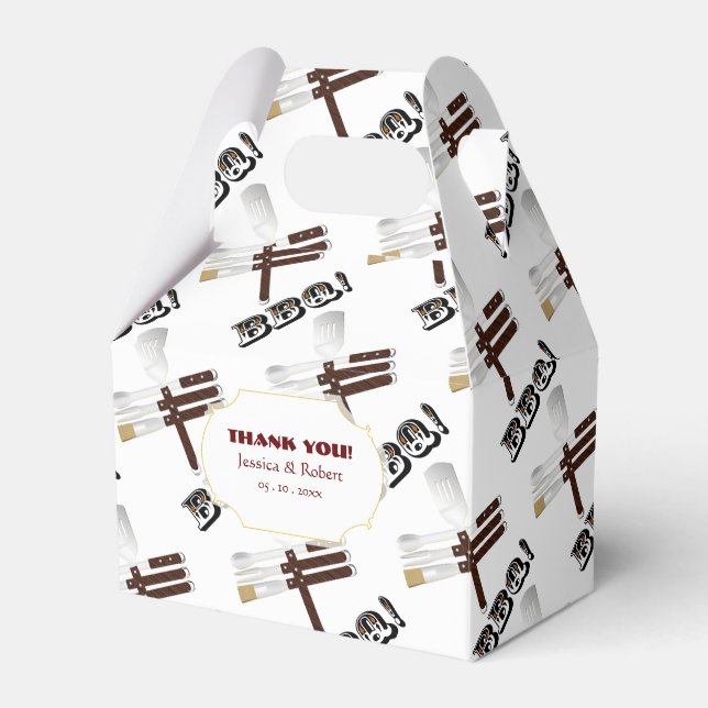 Caixa de Favor para Festa de Churrasco (Frente)