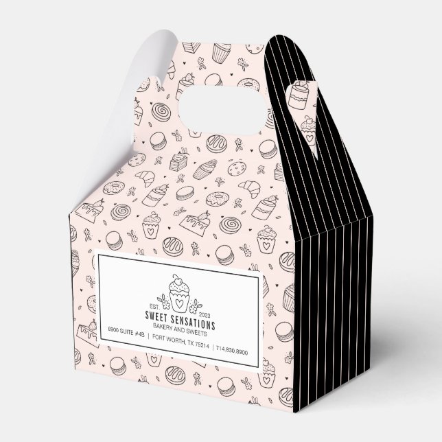 Caixa de Favor para Pequenos Negócios de Cupcake R (Frente)