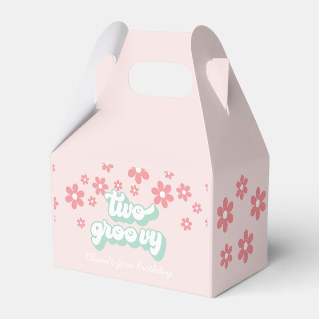 Caixa de Favor para segundo aniversário Two Groovy (Frente)