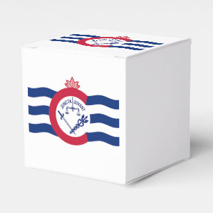 Caixa de favor Patriótica com Bandeira de Cincinn