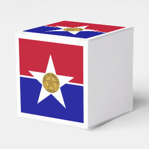 Caixa de favor Patriótica com Bandeira de Dallas