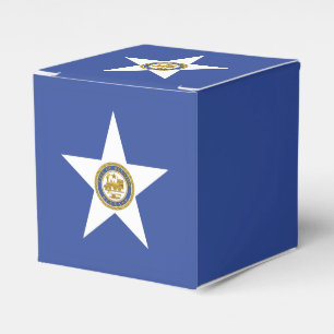 Caixa de favor Patriótica com Bandeira de Houston