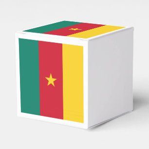 Caixa de favor Patriótica com Bandeira dos Camarõe