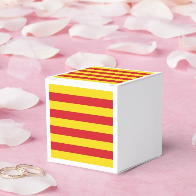 Caixa de favor Patriótico com Bandeira da Catalunh (Casamento)