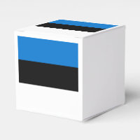 Caixa de favor Patriótico com Bandeira da Estônia