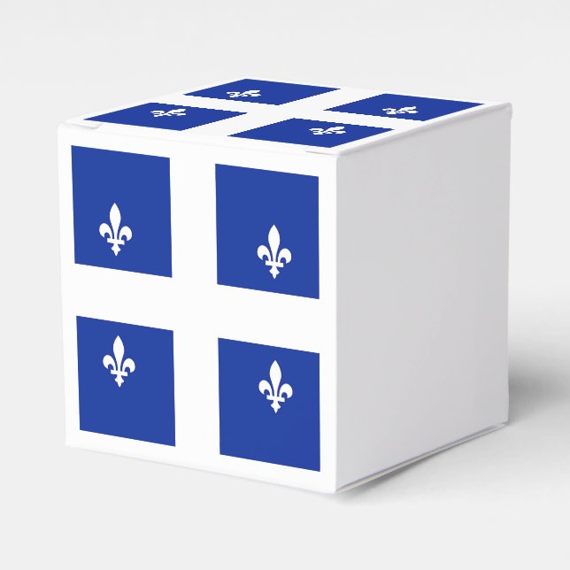 Caixa de favor Patriótico com Bandeira do Quebec (Frente)