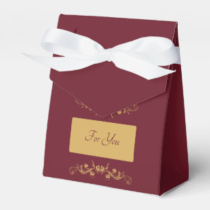 Caixa de Favor Personalizada Bordéus
