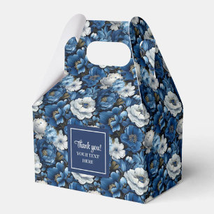 Caixa de Favor Personalizada com Flores Brancas Az