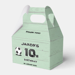 Caixa de Favor Personalizada de Aniversário de Fut