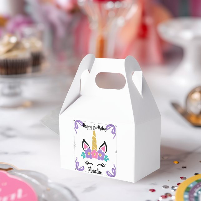 Caixa de Favor Personalizada de Aniversário Feliz  (Criador carregado)