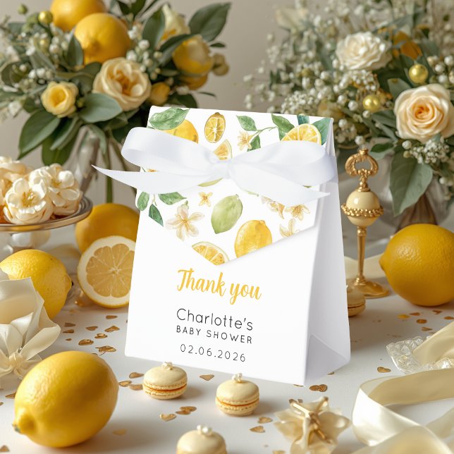 Caixa de Favor Personalizada de Aquarela de Flor d (Criador carregado)
