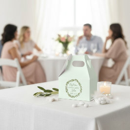 Caixa de Favor Personalizada de Batismo com Coroa 