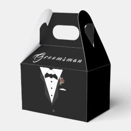 Caixa de Favor Personalizável para Padrinho de Noi