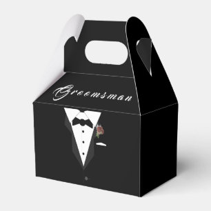 Caixa de Favor Personalizável para Padrinho de Noi