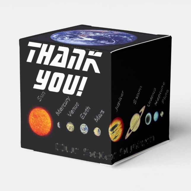 Caixa de Favor Planetas, Espaço Exterior, Sistema  (Verso)