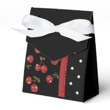 Caixa de Favor Rockabilly Cerejas Muito Vermelhas 