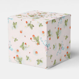 Caixa de Favor Rosa Pequena Morango Marie Antoinet