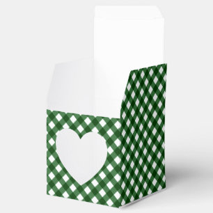 CAIXA DE FAVOR VERDE-CHex 16-NATAL, quadrada cardí