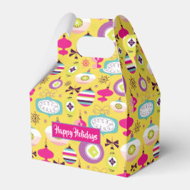 Caixa de Favorecimento de Enfeites de natal Retroa