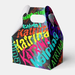 Caixa de Favorecimento de Luzes Neon Coloridas Per