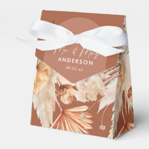 Caixa de favorecimento do casamento Bohenian Boho