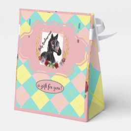 caixa de favorecimento do cavalo de corrida do beb