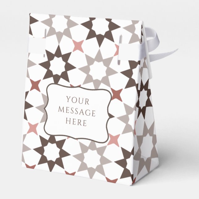 Caixa de favorecimento do padrão árabe árabe. (Verso)